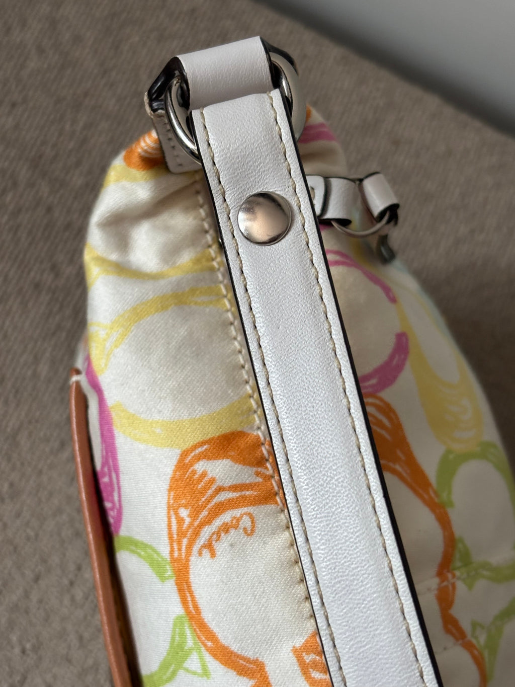 Coach Signature Scribble Canvas Mini Bag – Multicolor