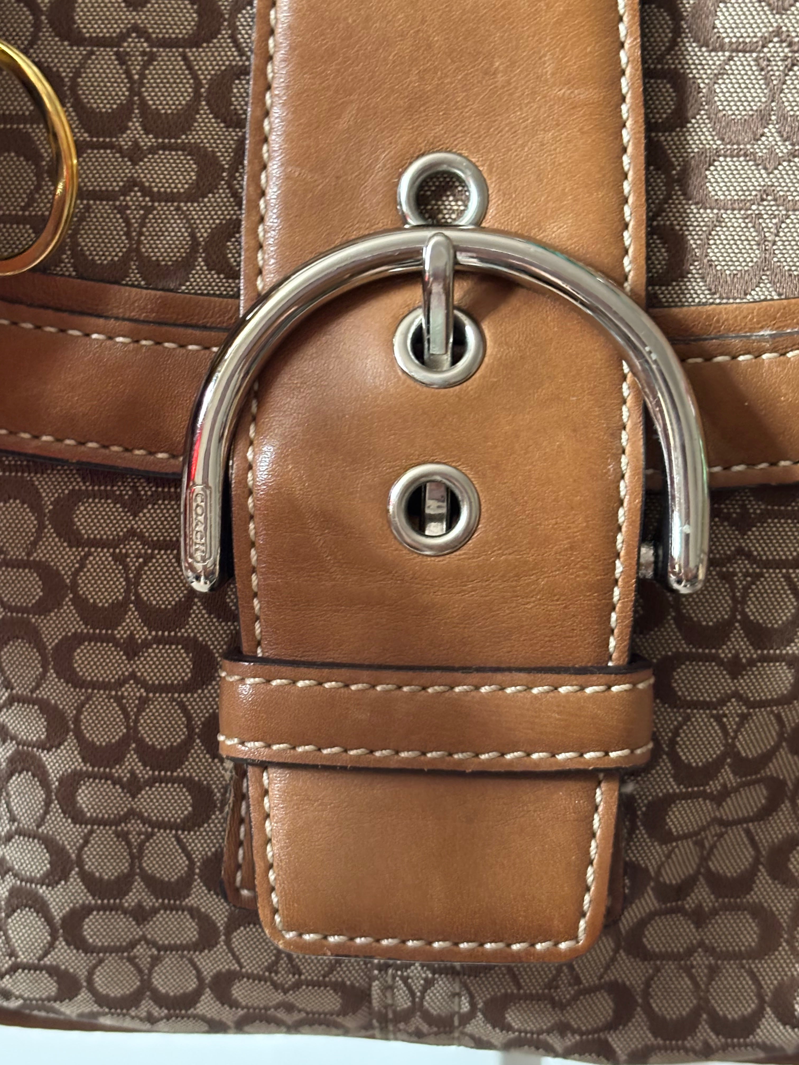 COACH SoHo signature vintage bag with monogram Canva 7078