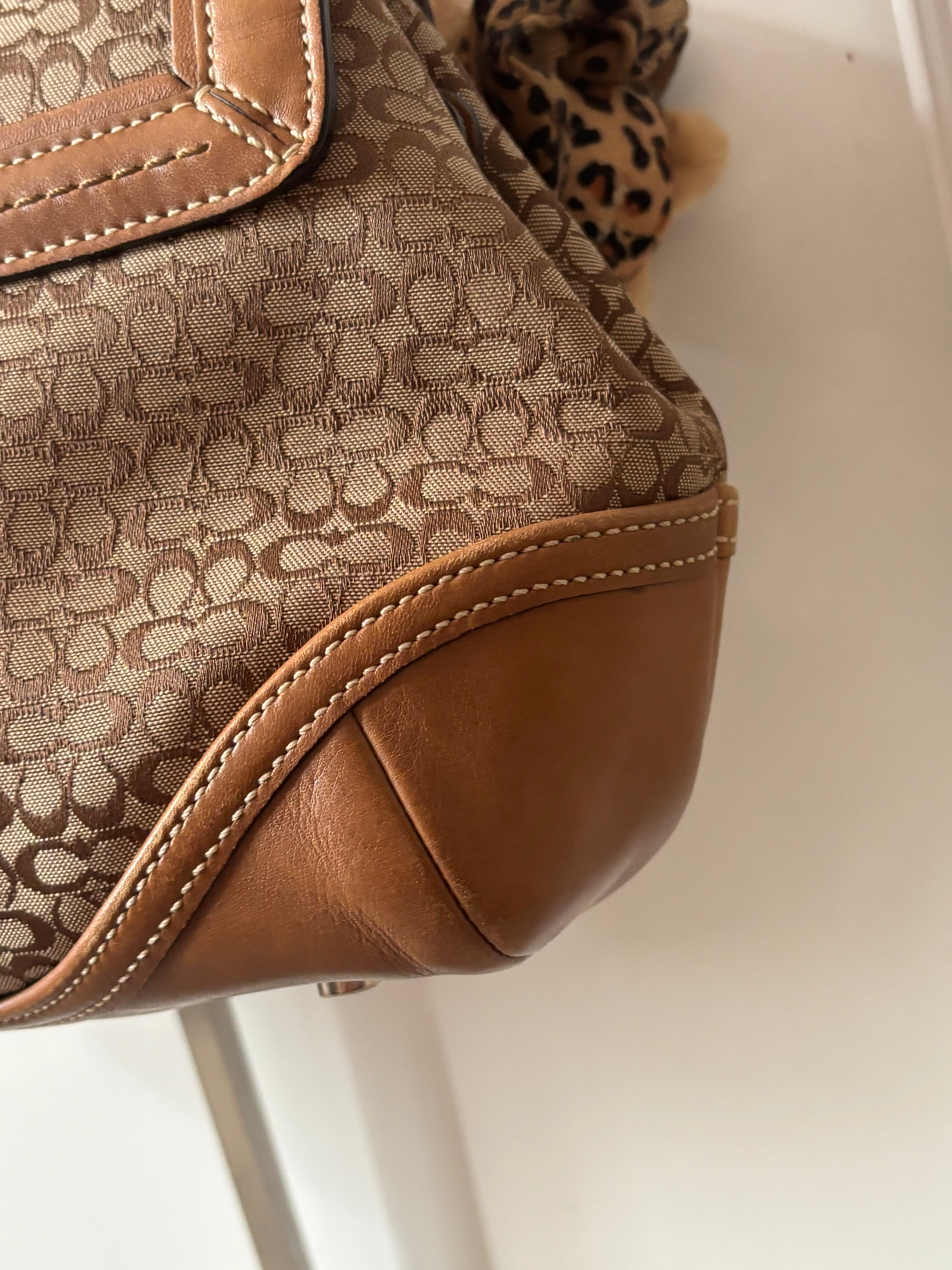 COACH SoHo signature vintage bag with monogram Canva 7078