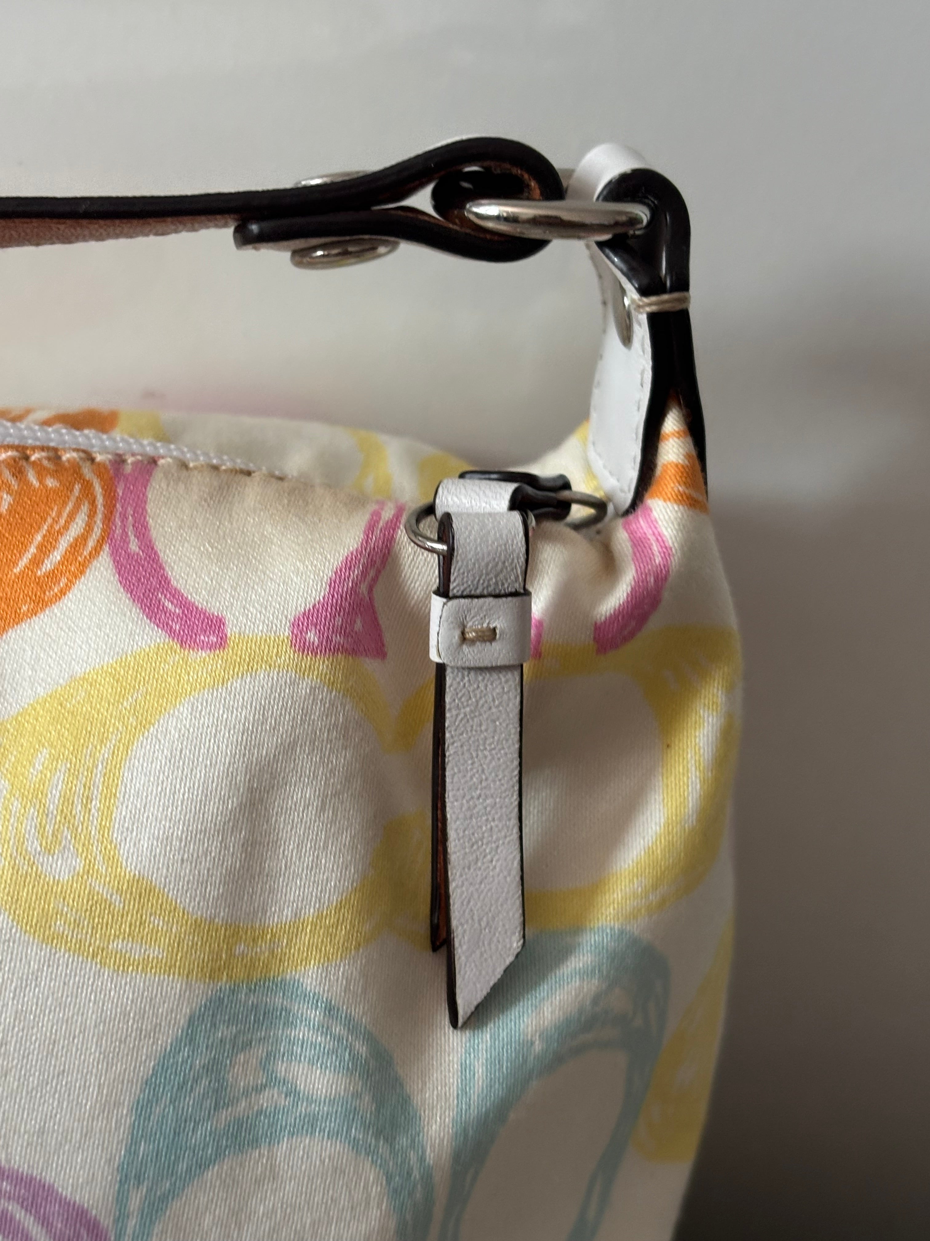 Coach Signature Scribble Canvas Mini Bag – Multicolor