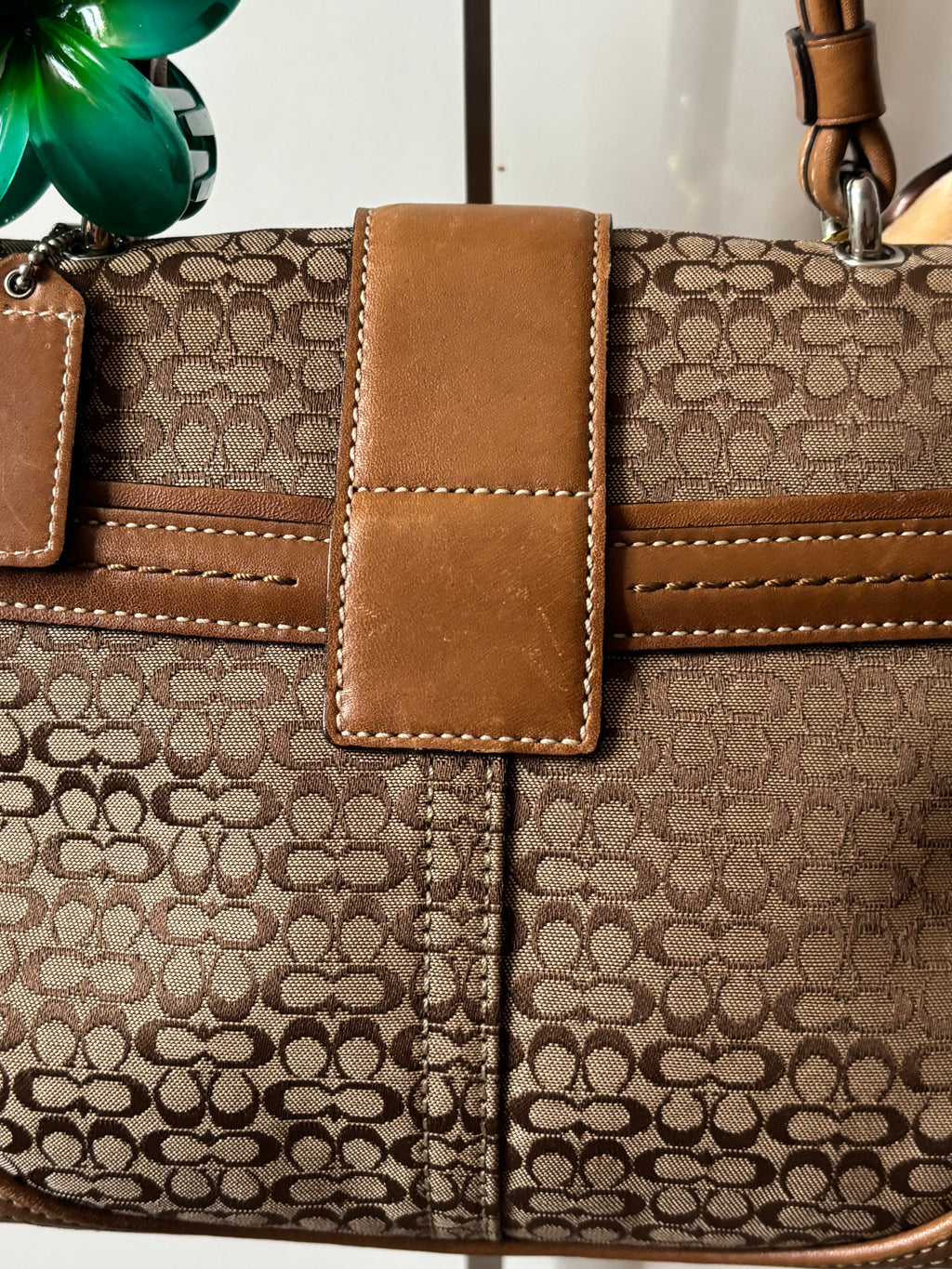 COACH SoHo signature vintage bag with monogram Canva 7078